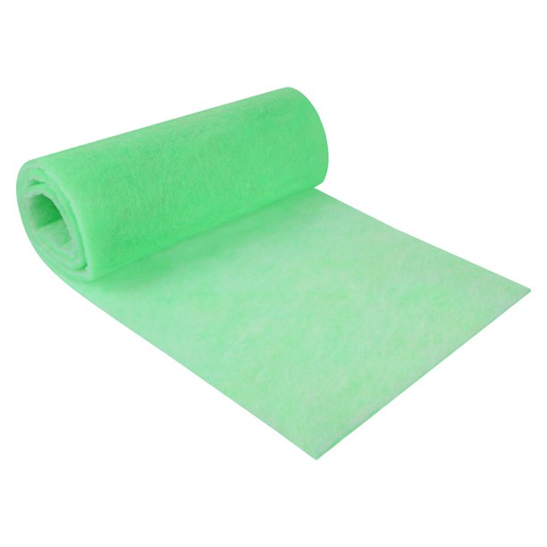 Almohadilla filtrante para acuario, filtro bioquímico de poliéter, rollo grueso, suministros para la limpieza del agua de peceras (120x30x0.8cm)