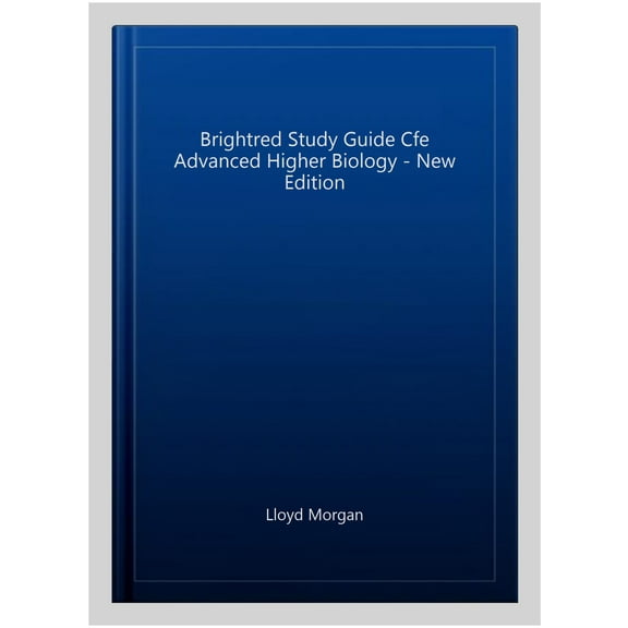 Brightred Study Guide Cfe Advanced Higher Biology - New Edit
