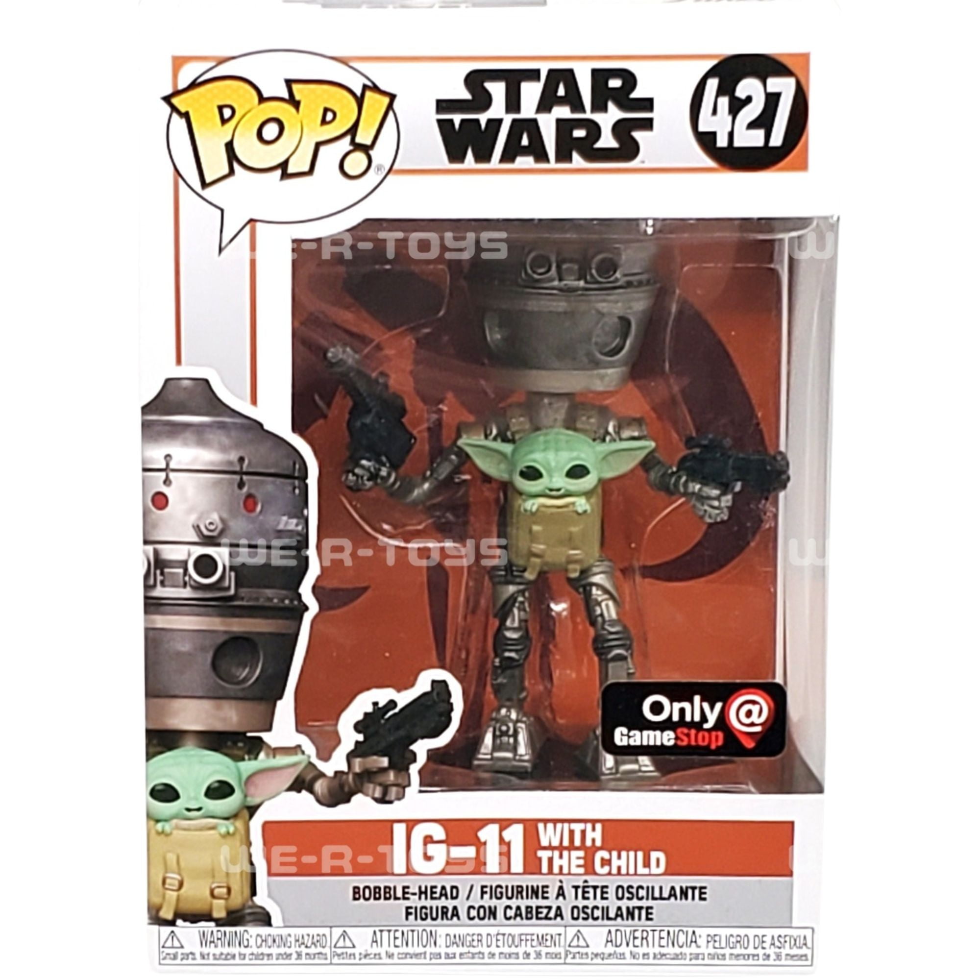 Funko Pop 427 Star Wars IG-11 with The Child Bobble-Head