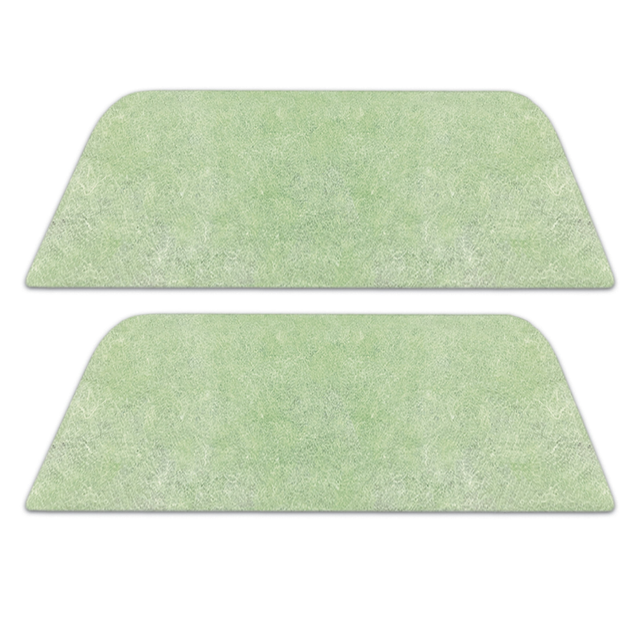 (4 pack) RV Air AC-125G Coleman Mach Max Air Conditioner Filter Replacement, Size 10.5" x 7", Polyester, Green, Merv 6 Rating