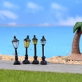 thumbnail image 2 of 2 Unids Miniatura DIY Craft Resina Poste Indicador Y la lámpara De La Hadas Jardín Ornamento Decoración Creativa Regalos shamjiam Adorno de jardín de hadas, 2 of 8