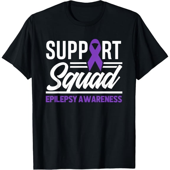 Playful Comfort Tee - Epilepsy Warrior Support Squad Support Epilepsy Awareness T-Shirt