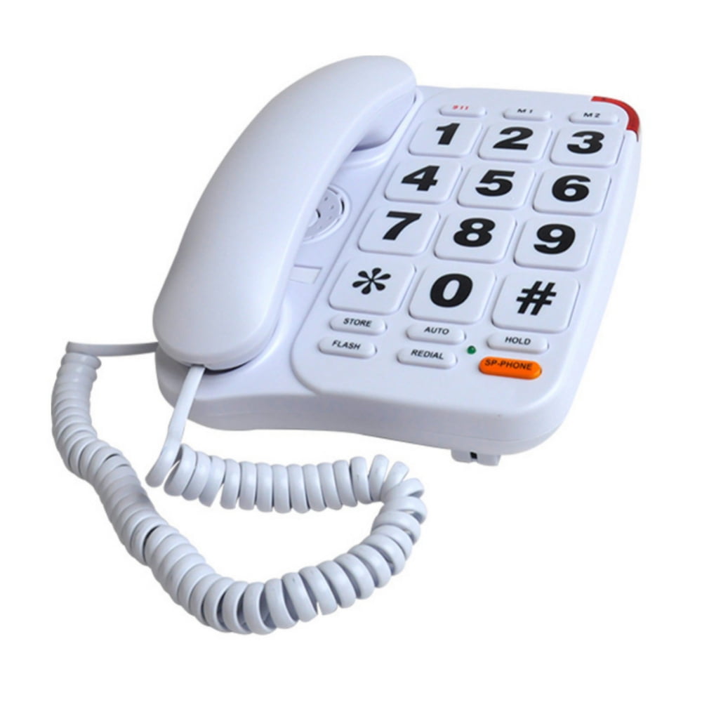 Buy Large Button Phone for Seniors, Amplified Corded Phone with