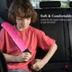 thumbnail image 5 of El protector de hombro del cinturón de seguridad del coche alarga la cubierta protectora de felpa suave y cómoda, 5 of 5