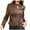 Brown-2, variant on qolati Faux Leather Jackets Women Long Sleeve Stand Collar Zip Front Jacket Trendy Cropped Moto Biker Coat Outwear