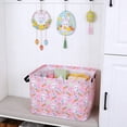 thumbnail image 2 of JHyouerji Easter Baskets Gift Basket ,Empty Pink Storage Bins Organizer Box Room for Home Decor, 2 of 7