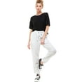thumbnail image 3 of Women's High Waisted Sporty Gym Athletic Fit Jogger Sweatpants and Loose fit Lounge Trousers Made in USA…, 3 of 7