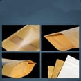 thumbnail image 4 of La Bolsa de Papel de 50x Kraft Se Empaquetado de La Cerradura de La Cremallera de La Comida de La Bolsa con La Ventana 10x15 + 3 Soledad Bolsas auto sellantes de papel Kraft, 4 of 7