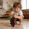 thumbnail image 4 of Outdor Realistic Grape Bunch Desktop Ornament Decorative Faux Fruit Display For Home Kitchen Centerpiece, 4 of 6
