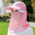 thumbnail image 1 of LOVEVER Sunshade Hat For Women In Summer  Face Mask For Sun Protection  Dust-proof Hat For Cycling  Windproof And Windproof Sun Hat  Retractable Sun Hat  Mother‘S Day  Wedding  Independen, 1 of 4
