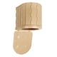 thumbnail image 4 of Inodoro plegable portátil ABS integrado de alta capacidad de carga inodoro de viaje con tapa para acampar amarillo, 4 of 5