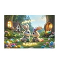 thumbnail image 1 of fsxdhpcsgfc Easter Bunny Pattern Soft Velvet Carpet Festive Atmosphere Cute Decoration A Must Have Carpet For A Warm Home 40X60CM B3 Easy Area Rug Soft Shag Area Rug Living Room Floor Rugs Comfiest, 1 of 4