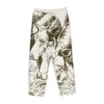 thumbnail image 4 of Balery Cows Grazing On Meadow 1 print Women's Pajama Pants,Ultra Lightweight Pjs,Lounge Pant-Large, 4 of 9