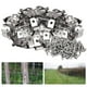 thumbnail image 1 of 100 Pcs Fence Clamps With 100 Pcs Screws Metal Clips Mount Welded To Vinyl Wood Or Metal Fence For 12-16 Gauge Fencing, 1 of 7