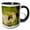Black/White, variant on 3drose, Hummingbird, Juan Castro Blanco Np, Costa Rica - Sa22 Rsp0015 - Rob Sheppard, 11oz Mug
