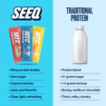 thumbnail image 3 of Seeq Protein Powder Variety Pack, 12 On-The-Go Single Serve Packs, 3 of 9