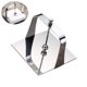 thumbnail image 1 of BESTYASH Servilletas De Acero Inoxidable 201 Color Plata Con Barra Central Para Cocina Y Comedor, 1 of 8