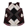 thumbnail image 1 of Alfani Womens Geometric Pullover Blusa, Púrpura, Grande Alfani Pull-over, 1 of 2