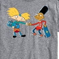 thumbnail image 3 of Hey Arnold! - Arnold and Gerald Skateboard - Men's Short Sleeve Graphic T-Shirt, 3 of 5