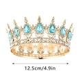 thumbnail image 2 of Crystal For Women Rhinestone Bridal Headpiece Wedding Birthday Party Costume Accessory, 2 of 5