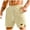 Beige, variant on Iyufng Mens Shorts Men's Shorts,Men Casual Solid Summer with Pockets Drawstring Middle Waist Sport Short Pants