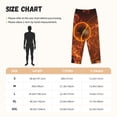 thumbnail image 4 of Lsque Tennis Racket In Fire Print Women's Pajama Pants, Lounge Pant - Comfortable Home Wear,Elastic Waistband, Stylish Design-X-Large, 4 of 9