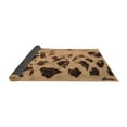 thumbnail image 2 of Ahgly Company Indoor Rectangle Abstract Brown Modern Area Rugs, 3' x 5', 2 of 4