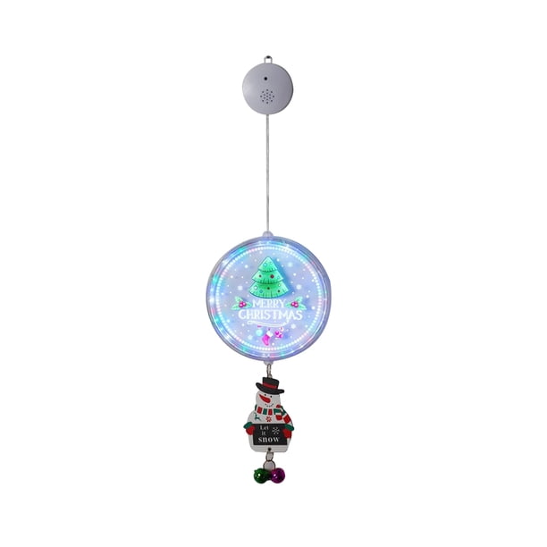 Lámpara para Ventana Decorativa Con Música Adornos Navideños Campana Aleatorio Regalo