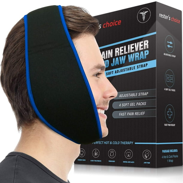 ice pack face pain cold tooth tmj jaw chin teeth wisdom packs gel wrap head headaches surgery dental facial oral