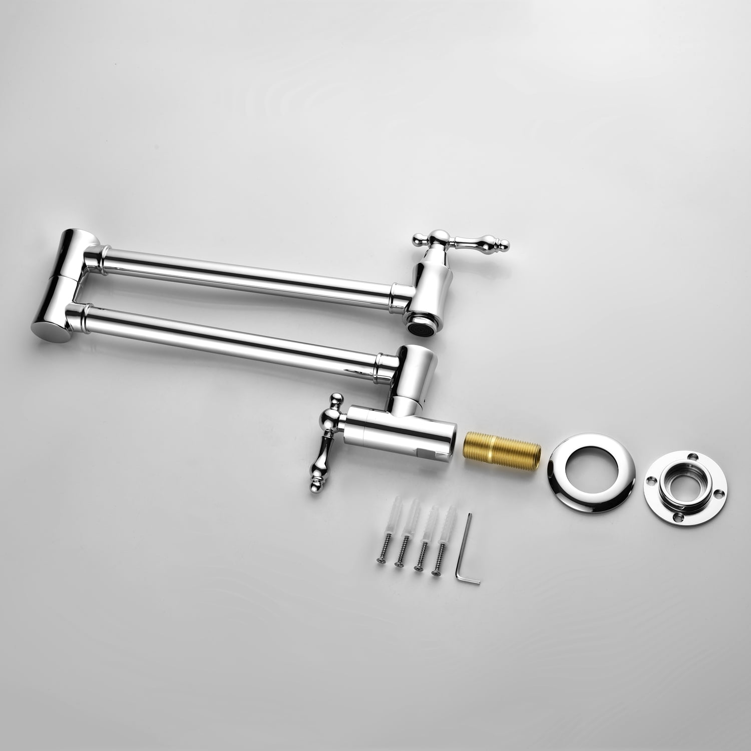 Folding faucet Pot Filler Faucet Wall Mount