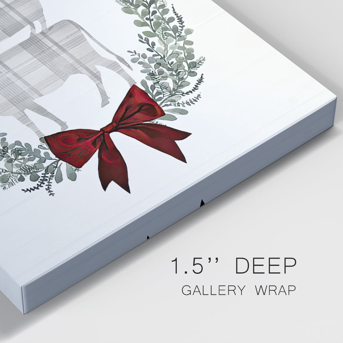 Yuletide Animals II- Gallery Wrapped Canvas