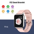 thumbnail image 1 of Reloj inteligente P22 Presión arterial Monitor de frecuencia cardíaca Deporte Smartwatch (rosa), 1 of 9