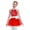 Red, variant on Raenseen Kids Girls Ballet Dance Tulle Tutu Dress Sequins Cutout Back Cha-cha Jazz Dancewear White 6