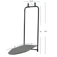 thumbnail image 2 of Household Essentials Over the Door Ironing Board, Self-Closing, Slim and Compact, Perfect for Small Spaces, Includes Padded Board Cover, Matte Black, 2 of 4