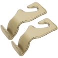 thumbnail image 1 of Ganchos para reposacabezas de coche, organizador de asiento trasero, gancho de cuero negro para colgar carteras, bolsos y abrigos, paquete de 2, beige WD.WDQZL Hogar, 1 of 6