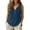 Navy, variant on Staron Women Boho Embroidered Tank Top V Neck Sleeveless Button Down Casual Loose A-Line Beach Vacation Summer Tops, Navy S