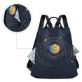 thumbnail image 5 of FORMRS Women's Travel Backpack Purse Anti-Theft Hidden Pockets Casual Shoulder Bag, Cat Planet, 5 of 7