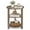 Oak, variant on ZEXVIDA Round Side Table, 3-Tier Small Round End Table WithOpen Storage Shelves, Nightstand for Small Spaces, Living Room,Rustic Brown