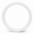 thumbnail image 2 of Ceramic White Faceted 8mm Polished Band Size: 8; for Adults and Teens; for Women and Men, 2 of 6