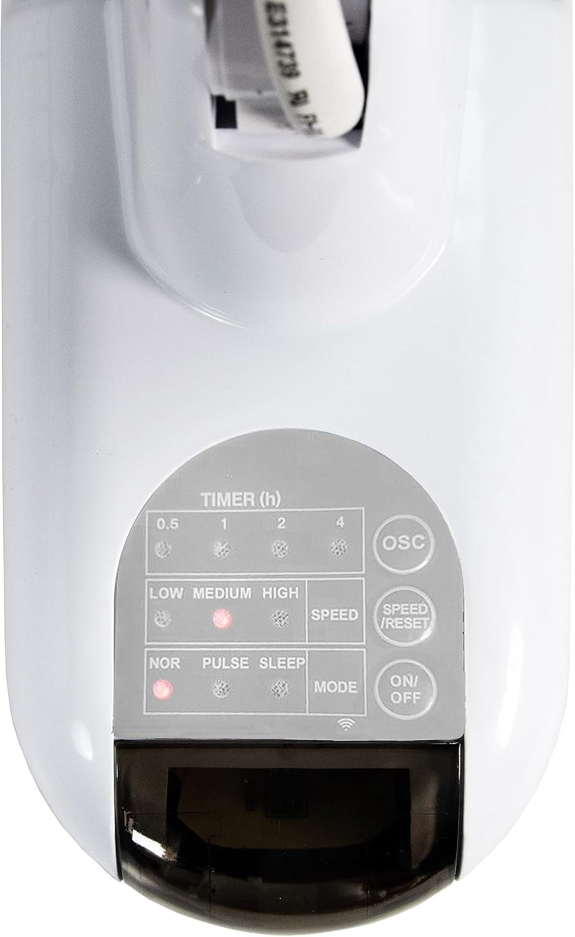 Comfort Zone 16 in. Oscillating Wall Mount Fan, 3-Speed , Wi-Fi , Timer, Tilt
