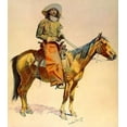 thumbnail image 2 of Remington, Frederic 15x17 White Modern Wood Framed Museum Art Print Titled - Arizona Cowboy, 2 of 4