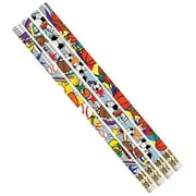 Musgrave Pencil Co Inc MUSPSPRTD Sport Pizzazz Assortment 12Pk Pencils