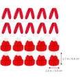thumbnail image 2 of 20pcs Bufanda de sombrero en miniatura Botellas de las bebidas navideñas Decoración de la muñeca de la muñeca de bricolaje, 2 of 7