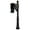 Black, variant on LMC-LKIT-804-BL Mailbox Locking Insert Post System with Fluted Base - Ball Finial & 3 Cast Plates - Black