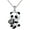 Black, variant on Pendant Necklace Panda Embrace Heart Exquisite Jewelry Cartoon Animal Necklace for Daily Wear