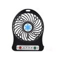 thumbnail image 1 of Klonfd Snowflake Mini Desk Fan USB Rechargeable 3 Speed Quiet Fan Portable Fan With Strong Airflow For /Home, 1 of 5