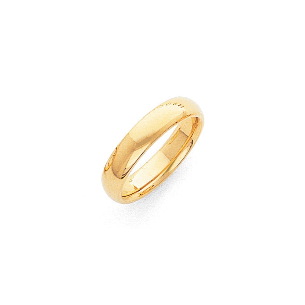 14K Yellow Gold 5mm Lightweight Comfort Fit Band Ring 14K Yellow Gold 5mm Lightweight Comfort Fit Band Ring