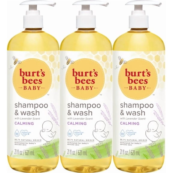 Burt's Bees Baby Shampoo & Wash, Calming Tear Free Baby Soap