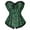 Green, variant on Corset Tops for Women Floral Lace Corset Bustier Plus Size Overbust Corset Purple S