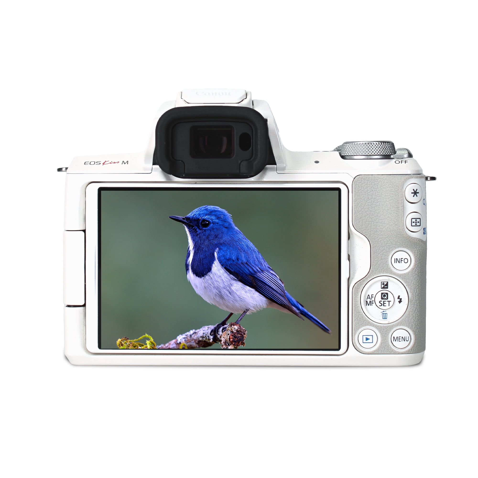 Canon EOS Kiss M / M50 Mirrorless Camera – White - Walmart.com
